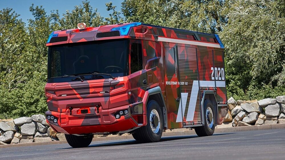 TRUCKS & FIRE ENGINE, Volvo FMX 500 8x4 62 m /Rosenbauer