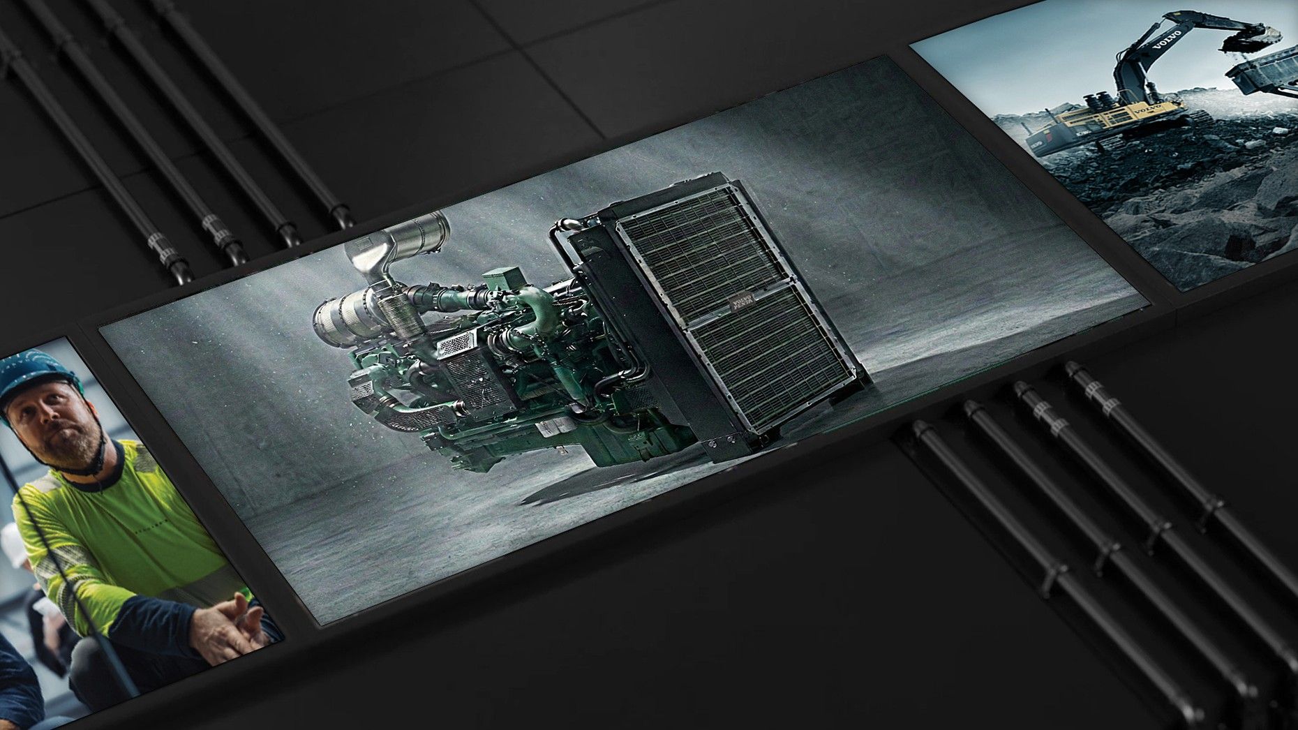 Volvo Engine Display Industrial engine sales doubled in N America | Volvo Penta
