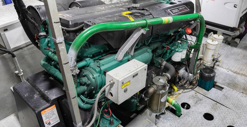 Repowering boat engine