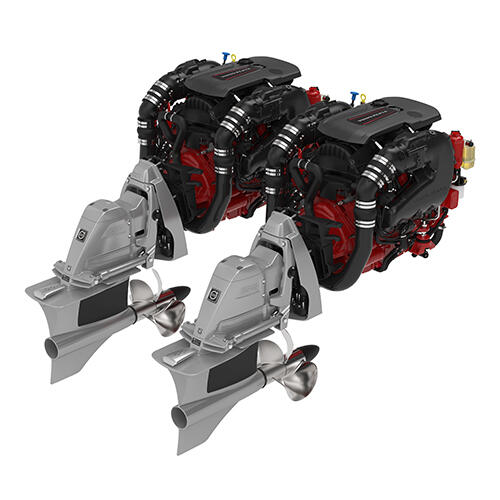 Volvo Penta Twin Forward Drive and 400 HP Gasoline Engines