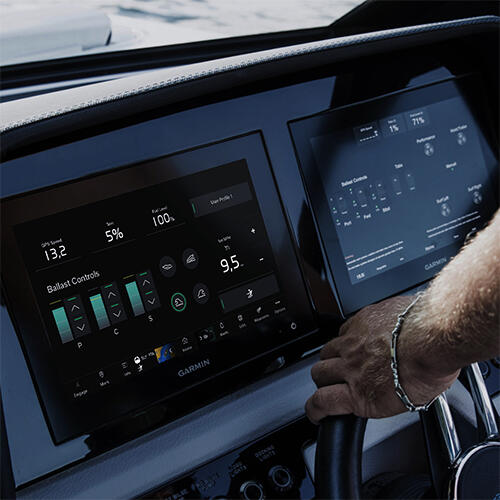 Volvo Penta enhanced watersports control display