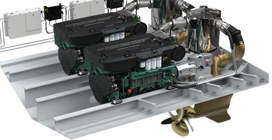 Ips Enginee IPS propulsion for commercial engine | Volvo Penta US
